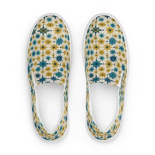Starburst Bazaar on a Women's Slip-On Canvas Shoes