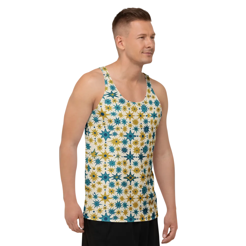 Starburst Bazaar on Men's Tank Top — Right Front