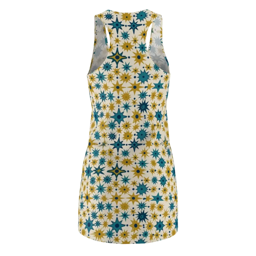 Starburst Bazaar on Racerback Dress — Back