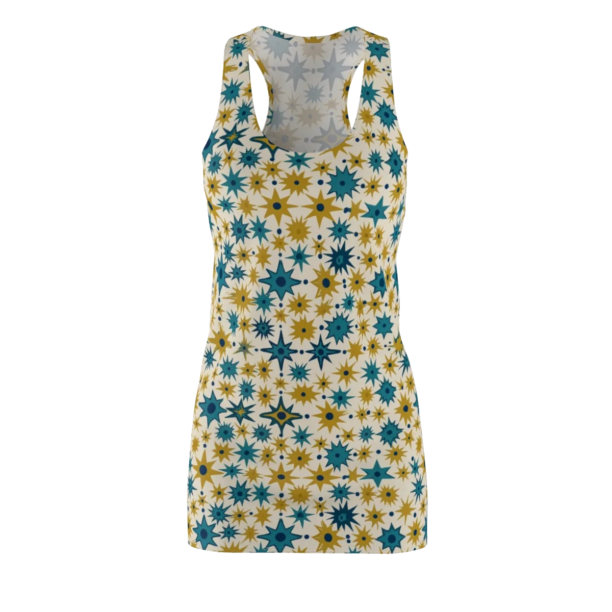 Starburst Bazaar on Racerback Dress — Front