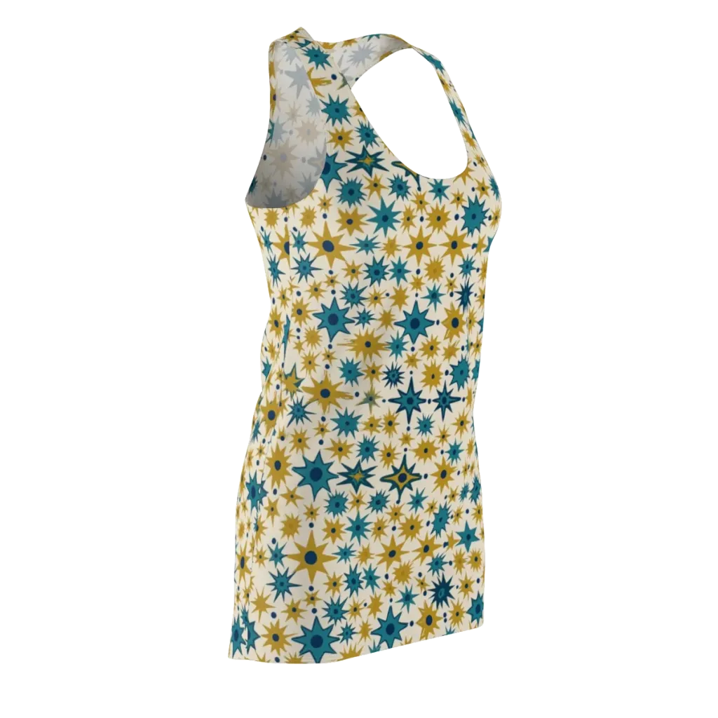 Starburst Bazaar on Racerback Dress — Front Side