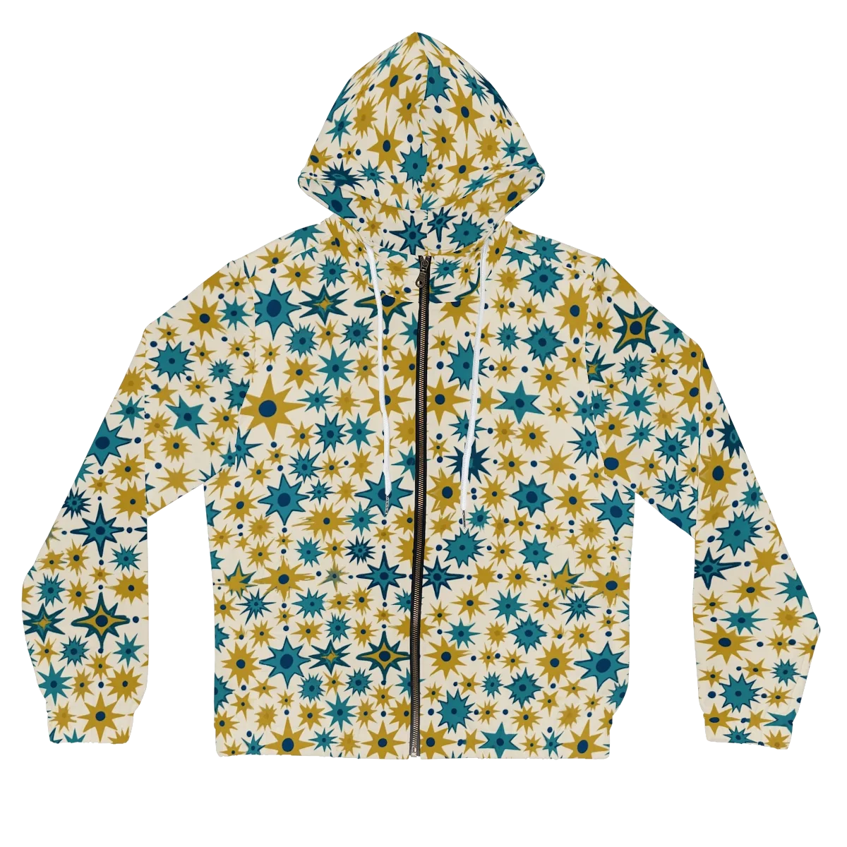 Starburst Bazaar on Women's Full-Zip Hoodie — Front