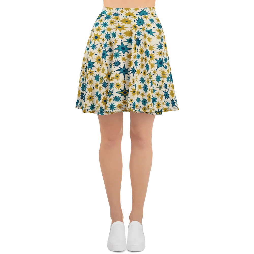 Starburst Bazaar on Skater Skirt — Front