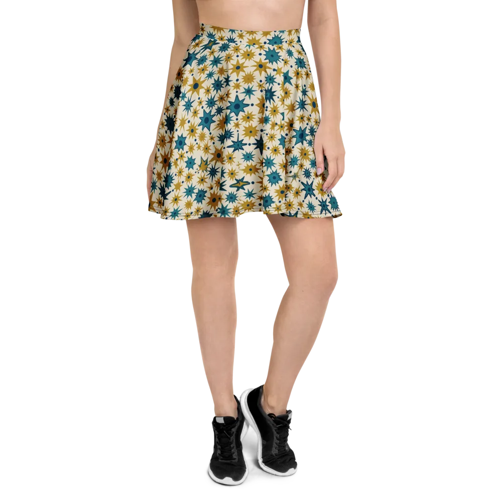 Starburst Bazaar on Skater Skirt — Front