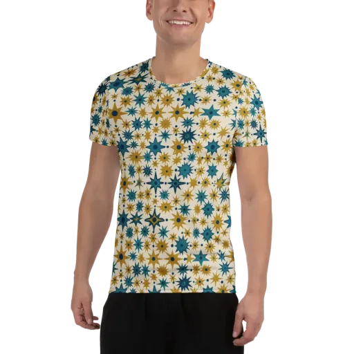 Starburst Bazaar on a Men's Athletic T-Shirt