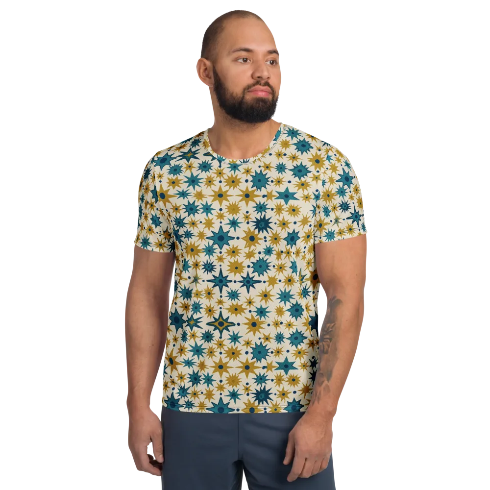 Starburst Bazaar on Men's Athletic T-Shirt — Front