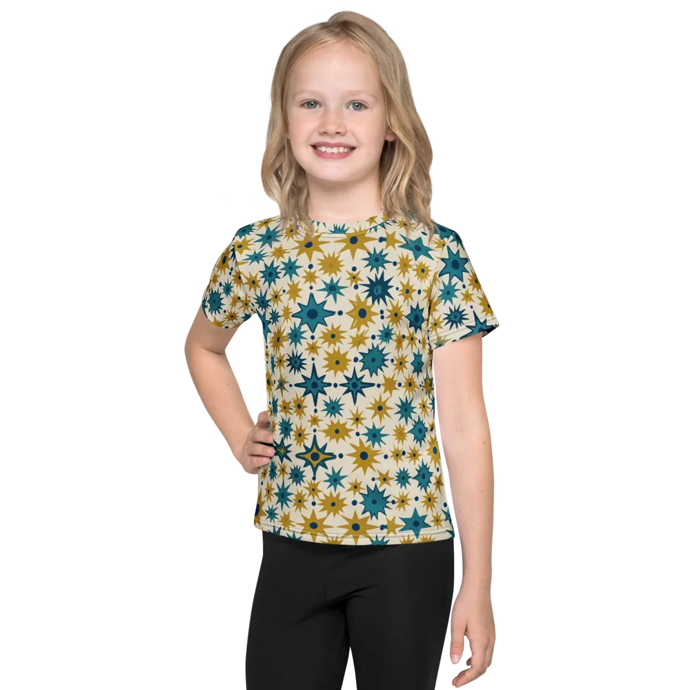Starburst Bazaar on Kids Crew Neck T-Shirt — Front