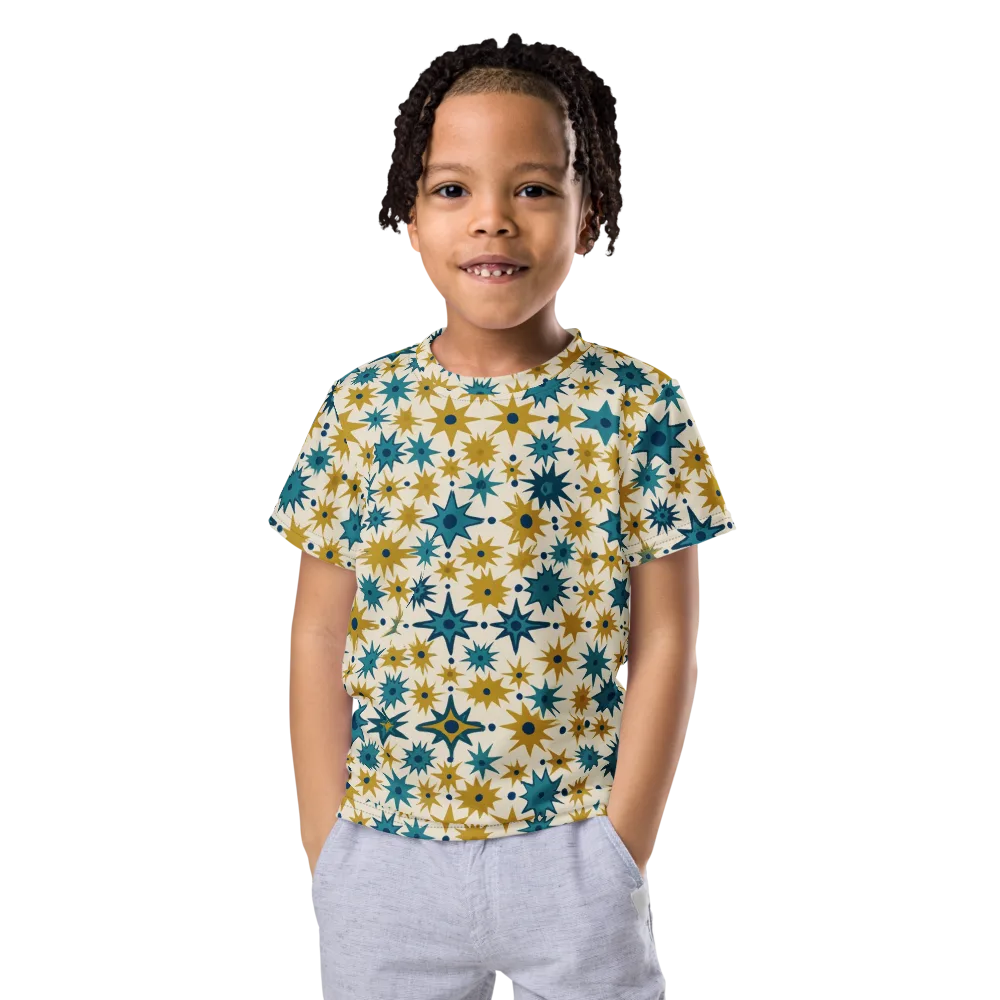 Starburst Bazaar on Kids Crew Neck T-Shirt — Front