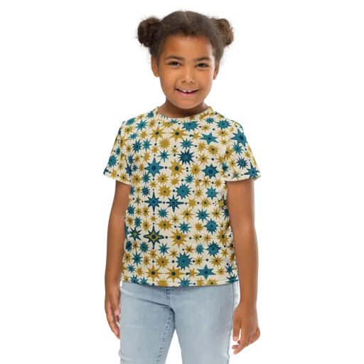 Starburst Bazaar on a Kids Crew Neck T-Shirt