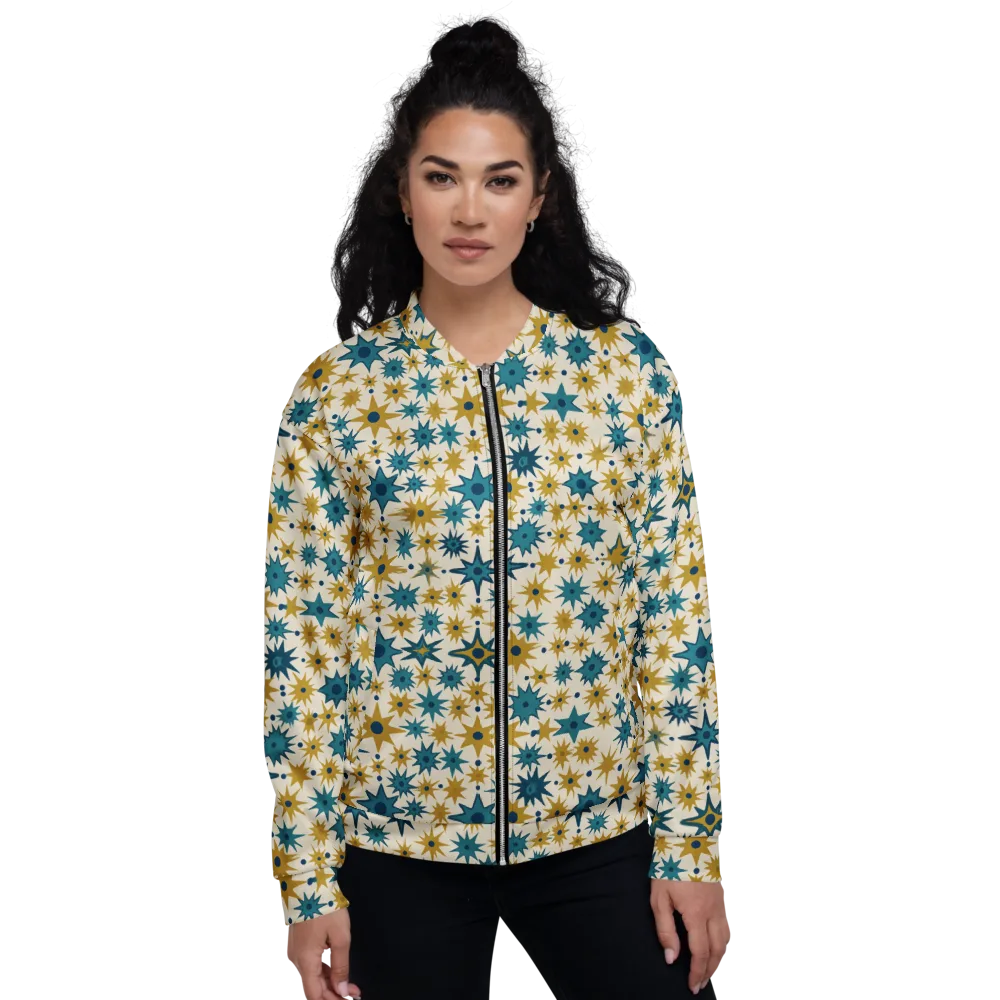 Starburst Bazaar on Bomber Jacket — Front