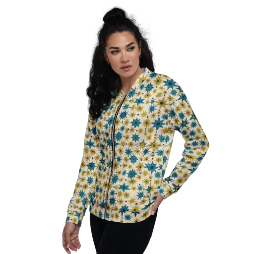Starburst Bazaar on a Bomber Jacket