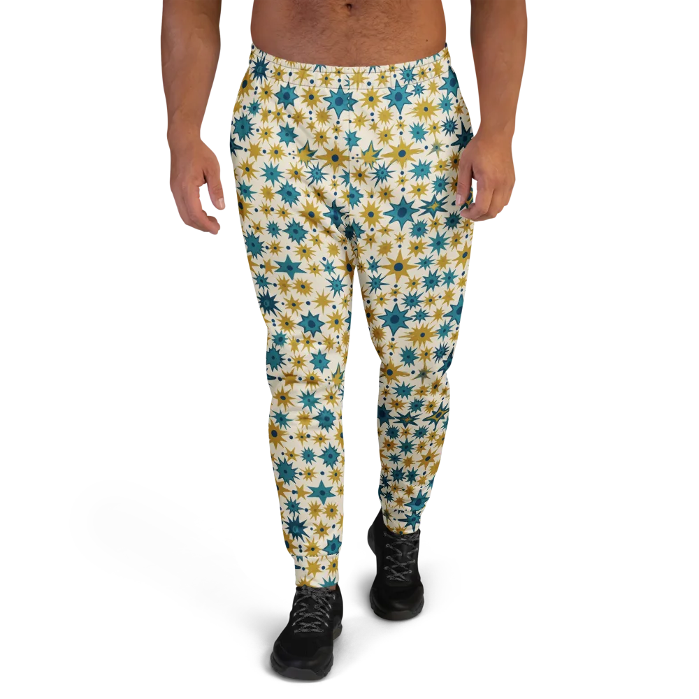 Starburst Bazaar on Men's Joggers — Front