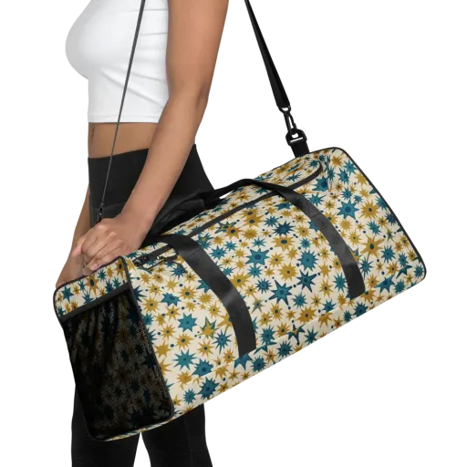 Starburst Bazaar on a Duffle Bag