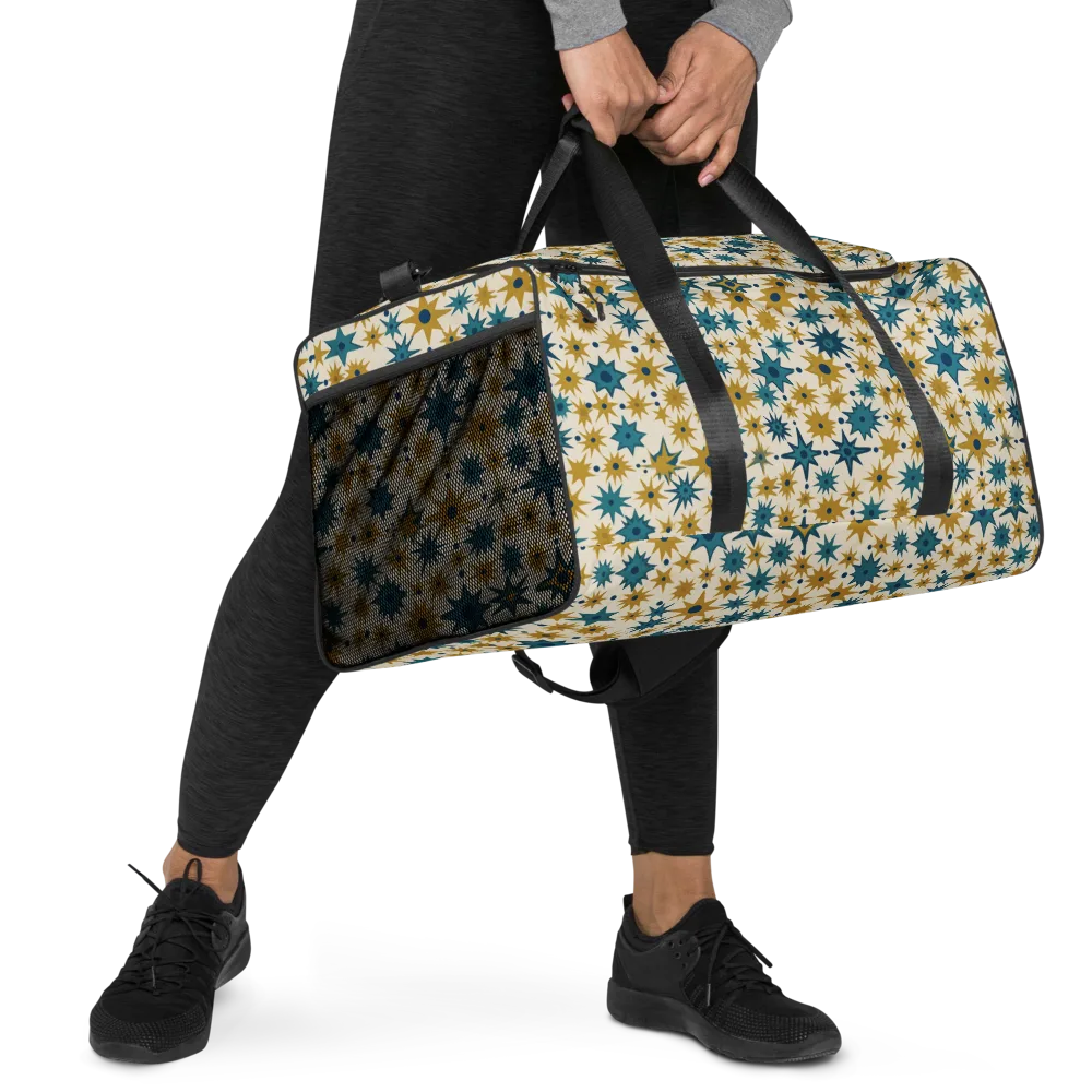Starburst Bazaar on Duffle Bag — Right Front
