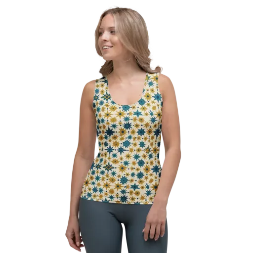 Starburst Bazaar on a Women's Tank Top