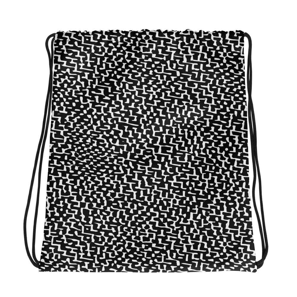 Ink Maze on Drawstring Bag — Photo
