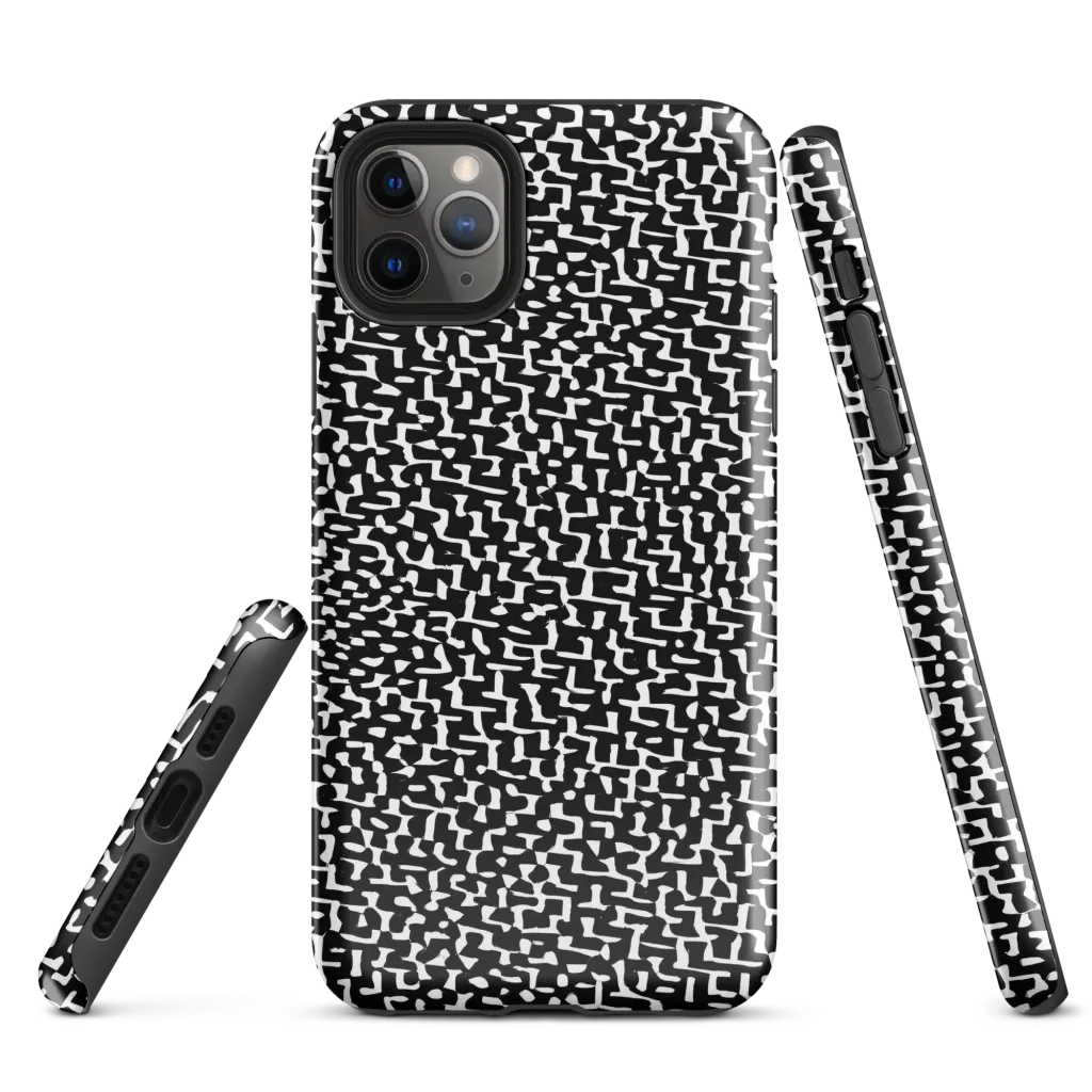 Ink Maze on Tough Case for iPhone® — Front