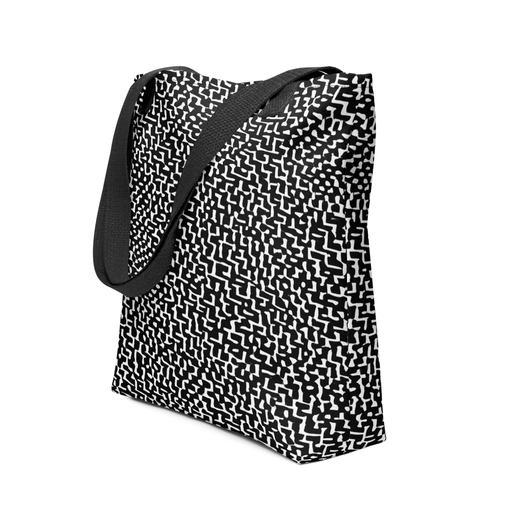 Ink Maze on Tote Bag — Front