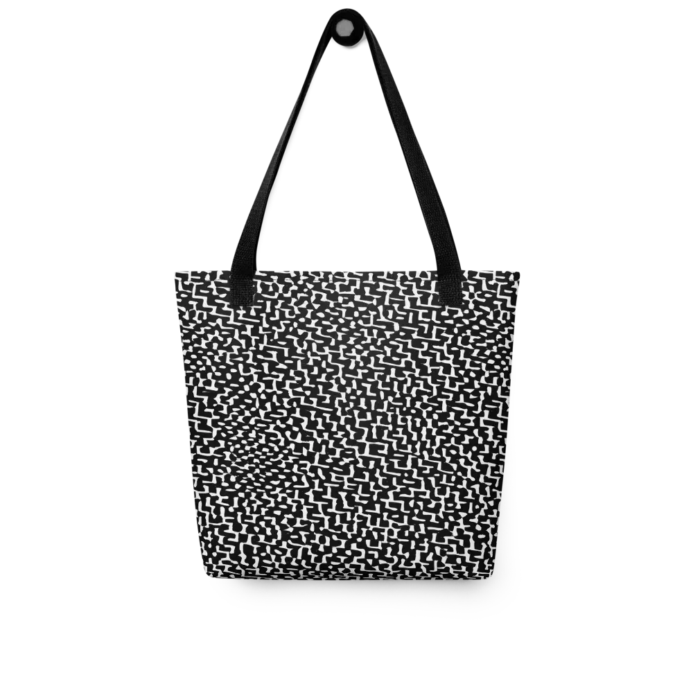 Ink Maze on Tote Bag — Front