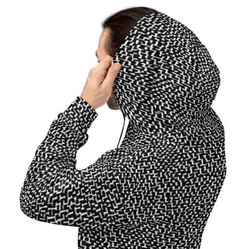 Ink Maze on a Hoodie
