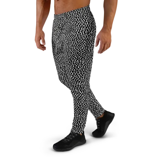 Ink Maze on a Men's Joggers