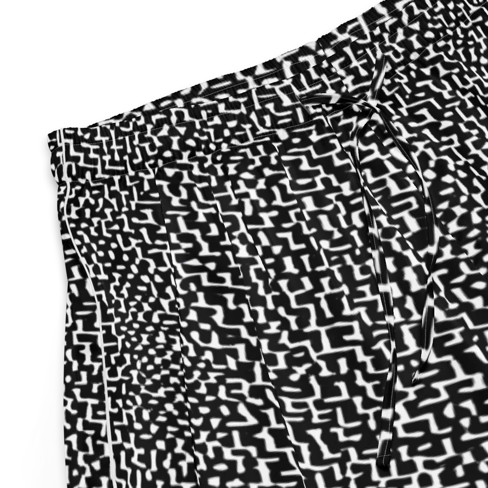 Ink Maze on Women's Pajama Shorts — Product details