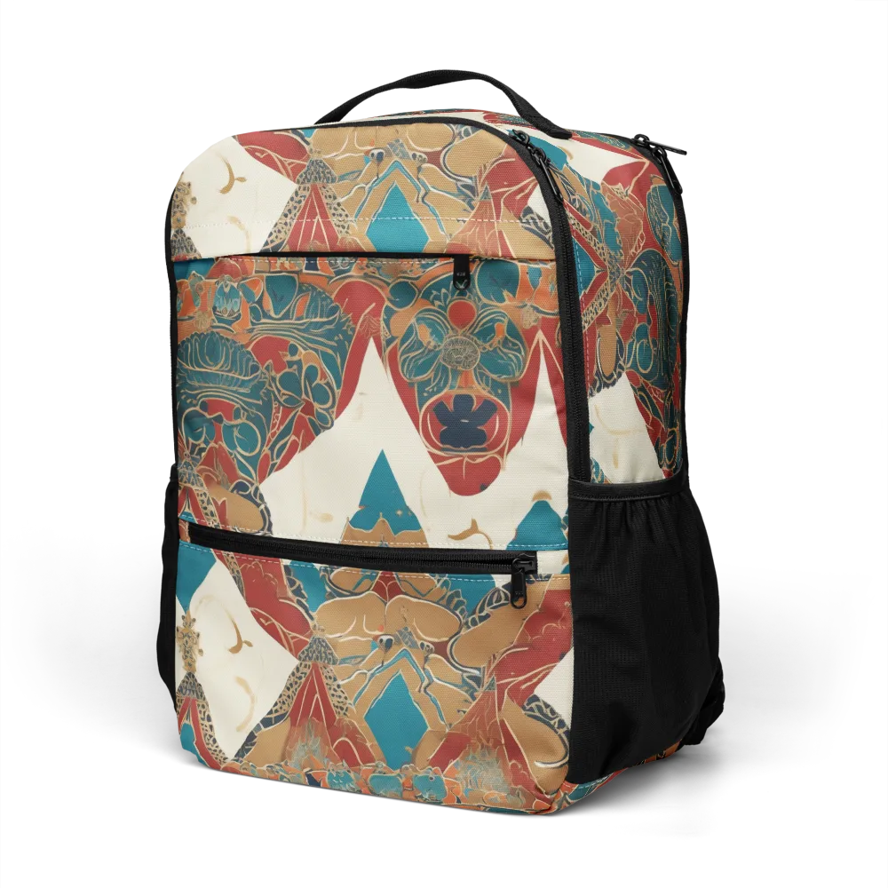 Teal Caravan on Utility Backpack — Left Front