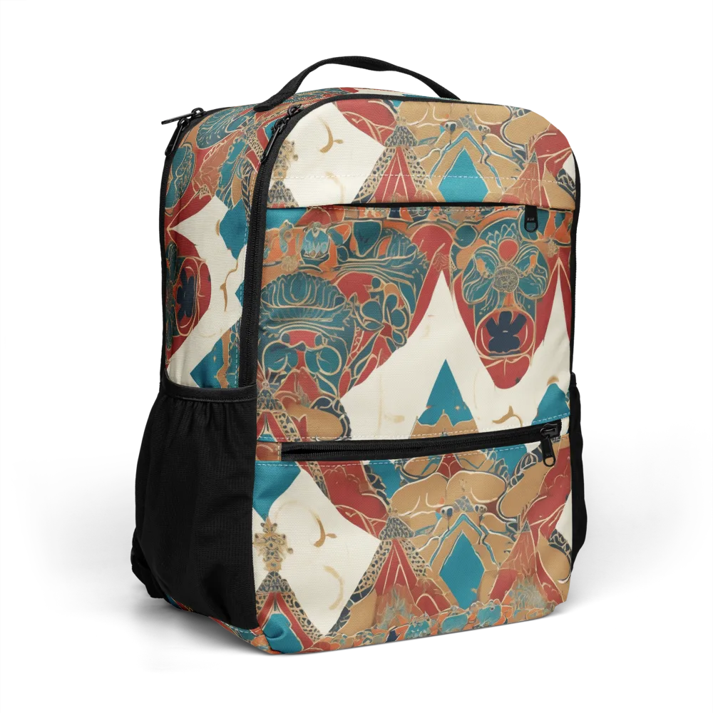 Teal Caravan on Utility Backpack — Right Front