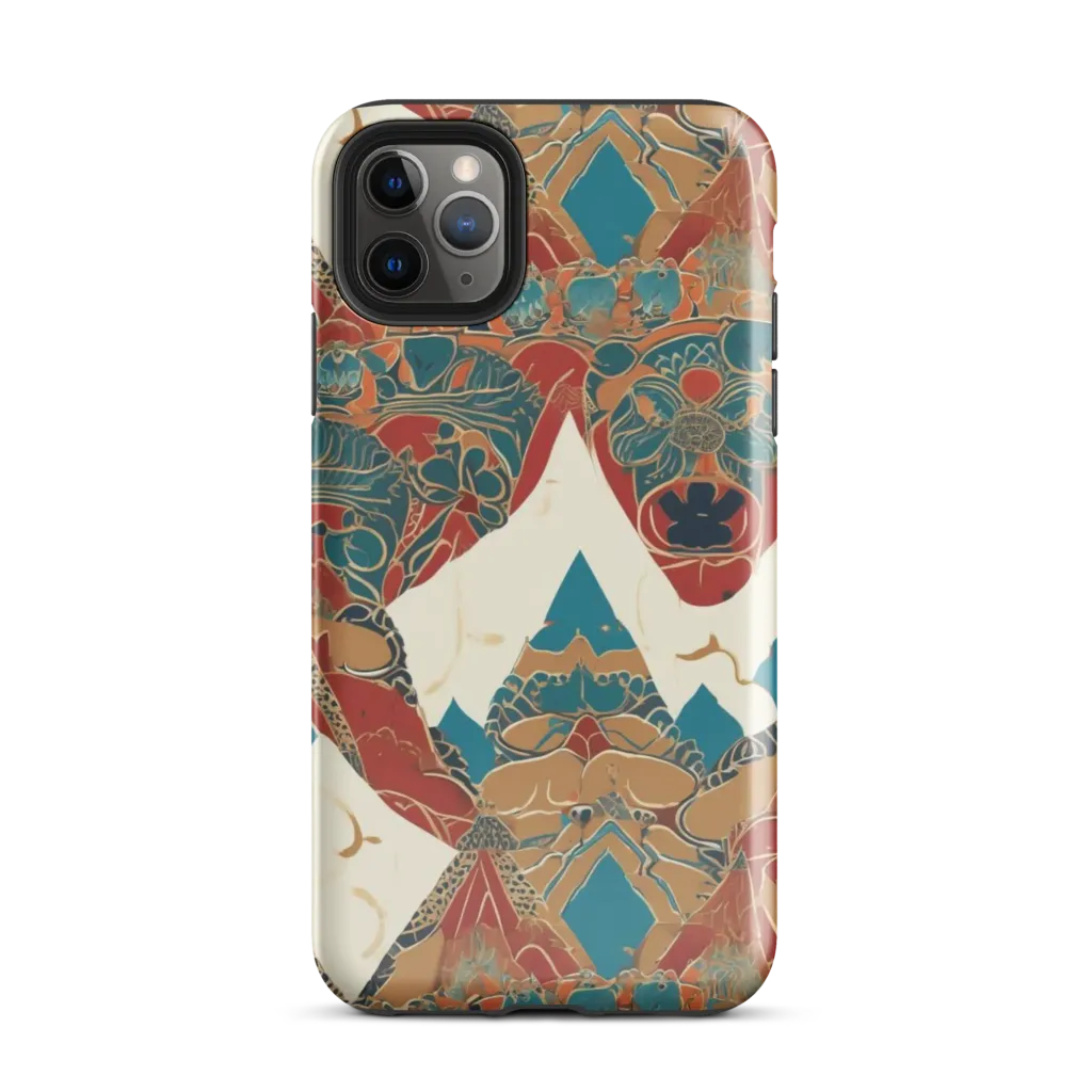 Teal Caravan on Tough Case for iPhone® — Front