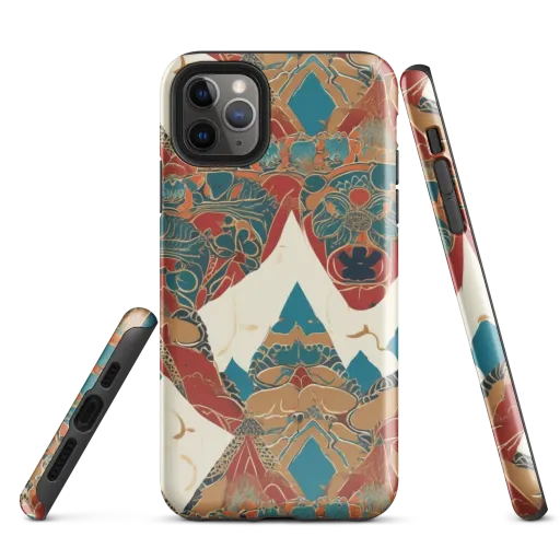 Teal Caravan on a Tough Case for iPhone®