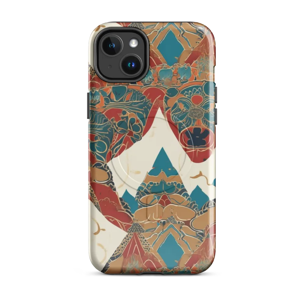 Teal Caravan on MagSafe Tough Case for iPhone® — Front