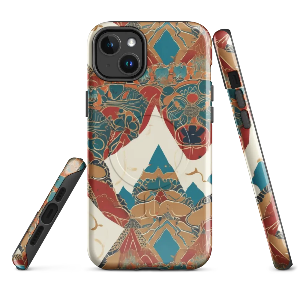 Teal Caravan on MagSafe Tough Case for iPhone® — Front