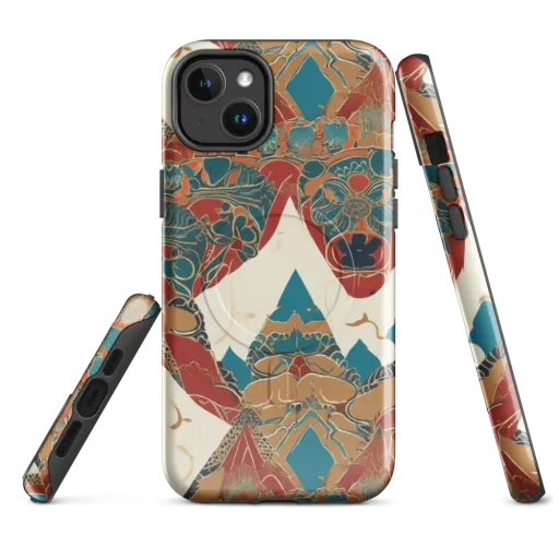 Teal Caravan on a MagSafe Tough Case for iPhone®
