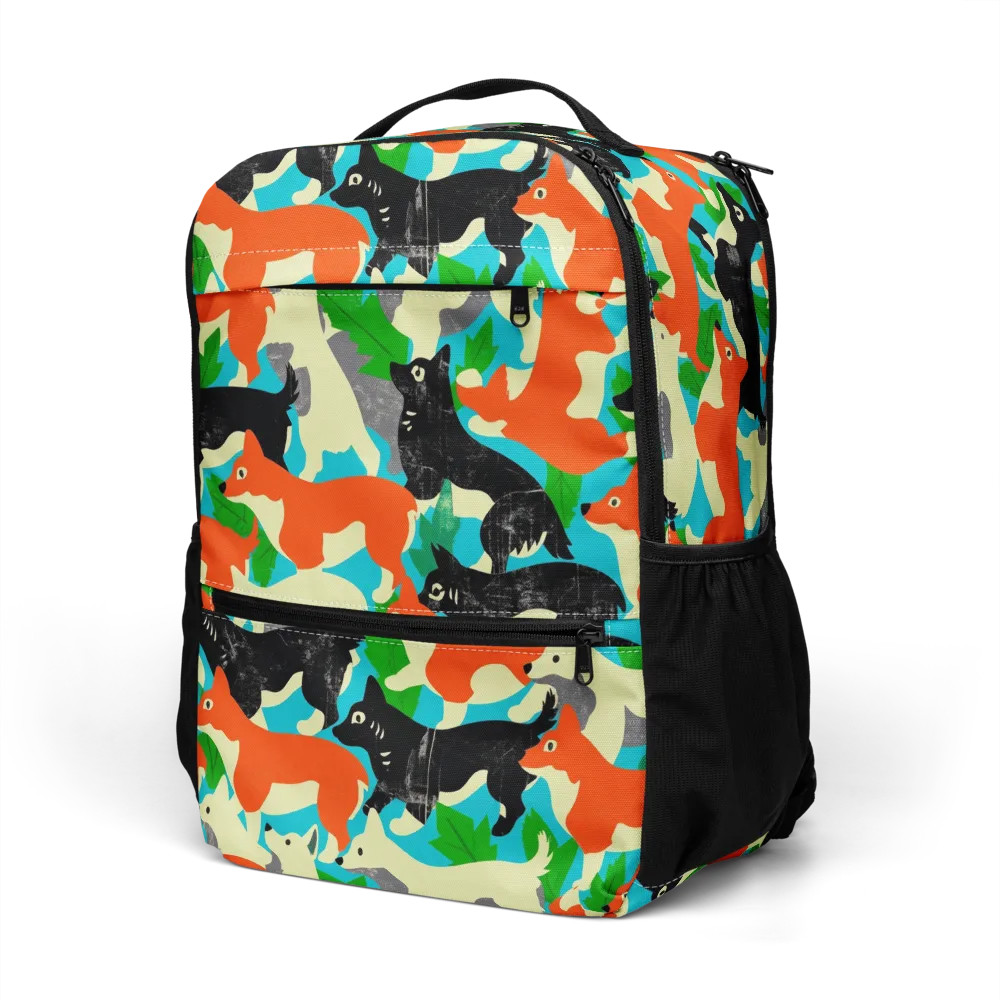 Foxglove Pack on Utility Backpack — Left Front