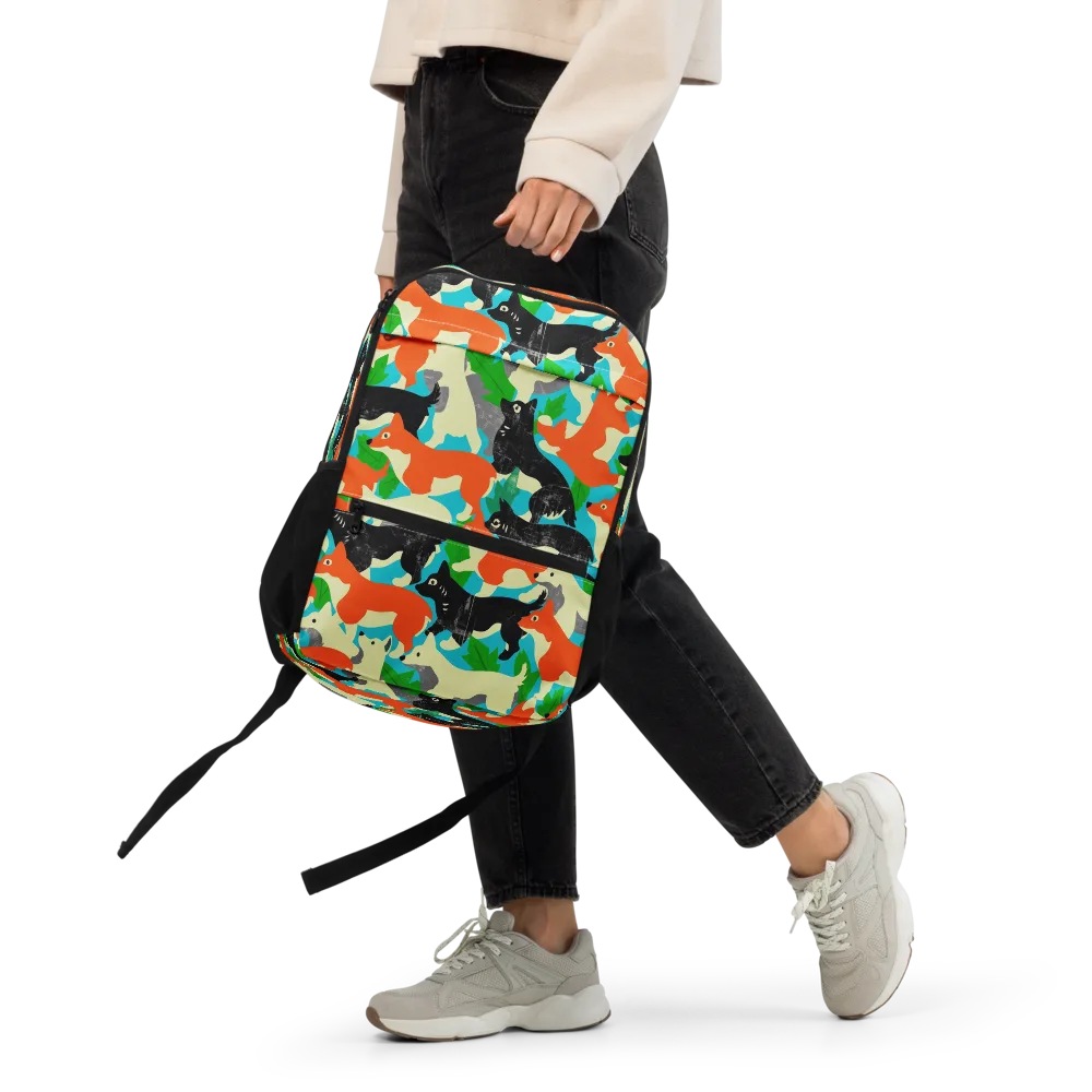 Foxglove Pack on Utility Backpack — Front