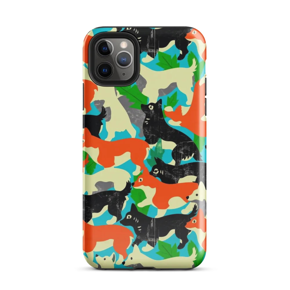Foxglove Pack on Tough Case for iPhone® — Front
