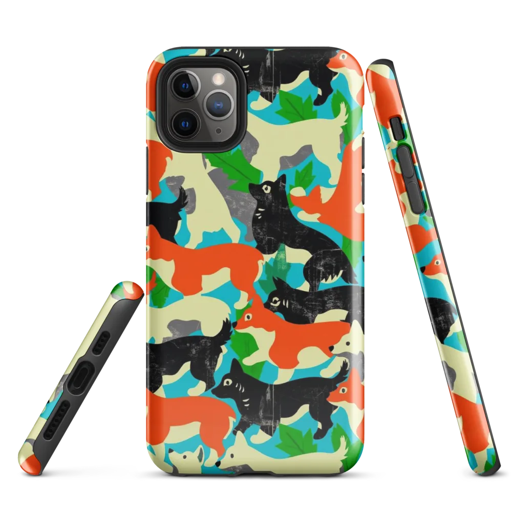 Foxglove Pack on Tough Case for iPhone® — Front