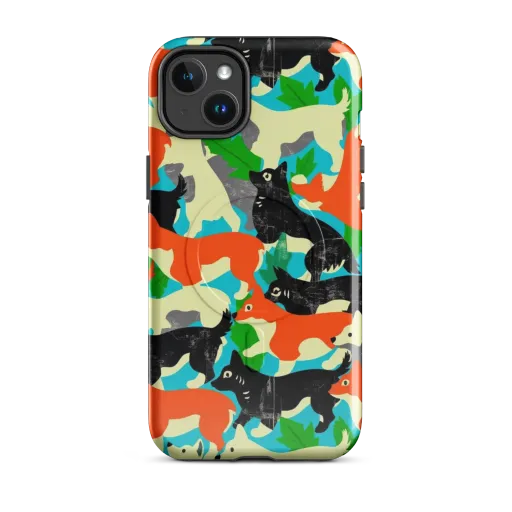 Foxglove Pack on a MagSafe Tough Case for iPhone®