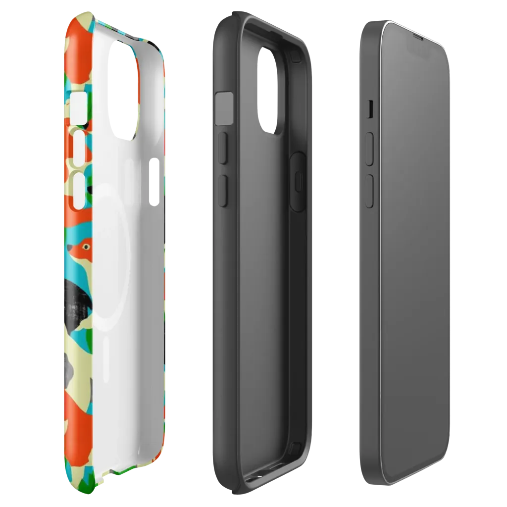 Foxglove Pack on MagSafe Tough Case for iPhone® — Front