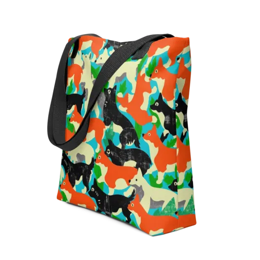 Foxglove Pack on a Tote Bag
