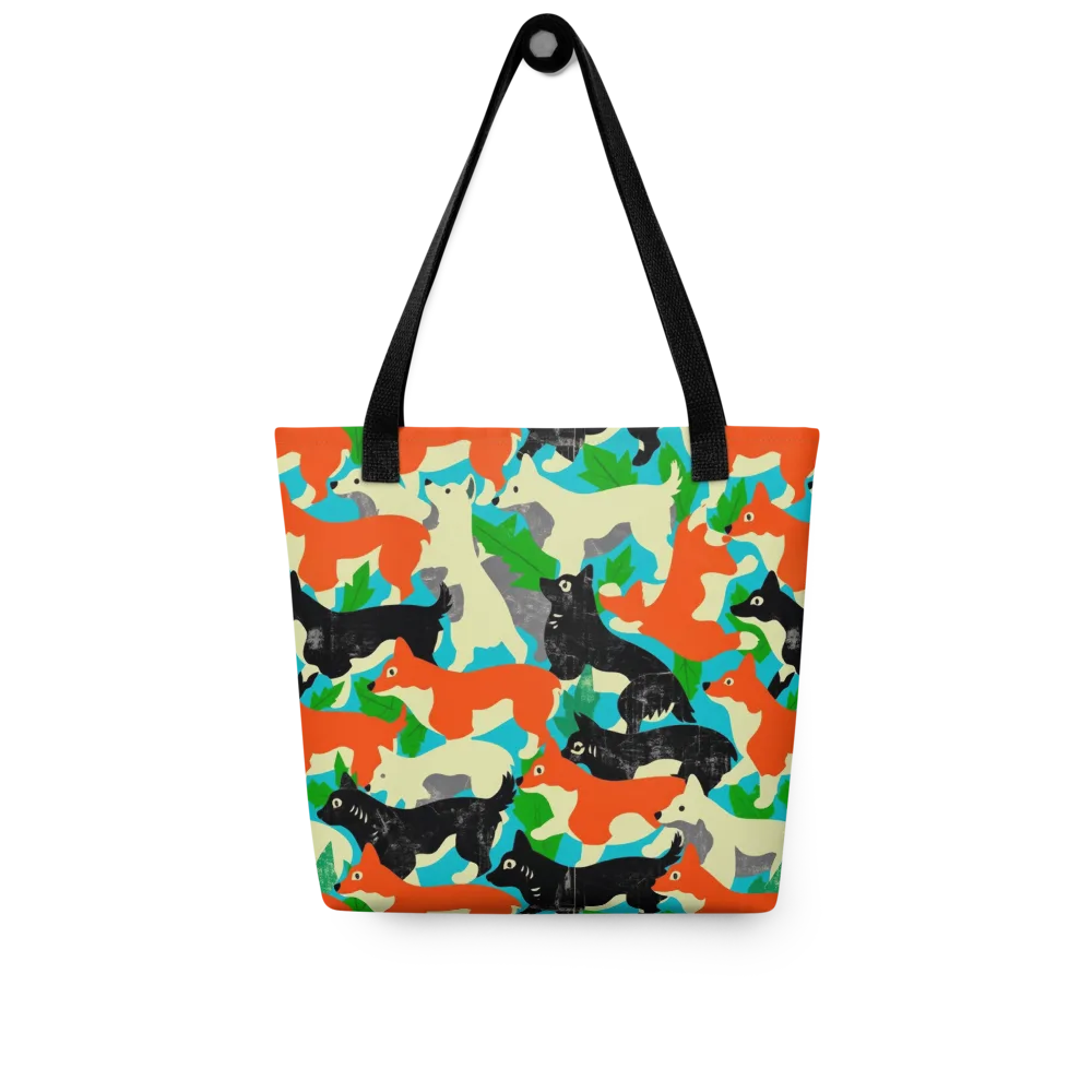 Foxglove Pack on Tote Bag — Front