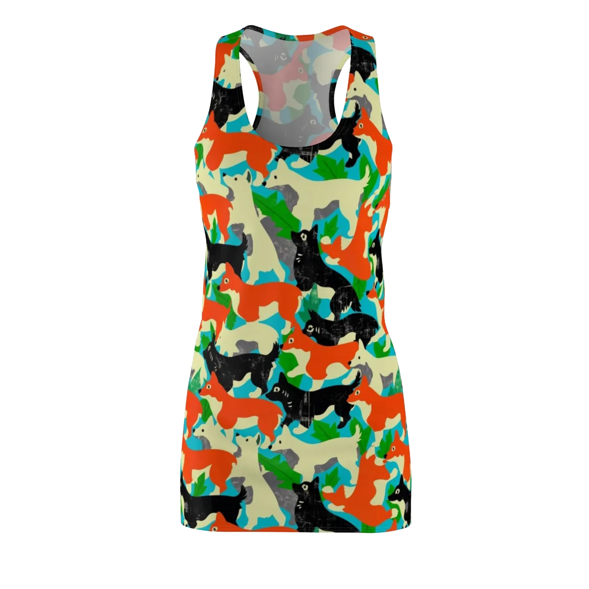 Foxglove Pack on Racerback Dress — Front