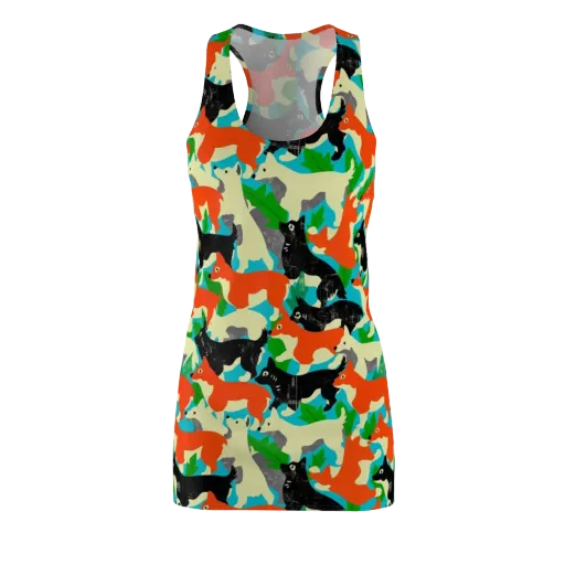 Foxglove Pack on a Racerback Dress