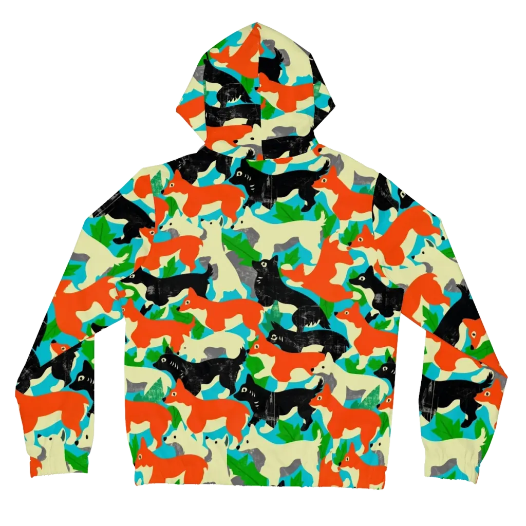 Foxglove Pack on Women's Full-Zip Hoodie — Back