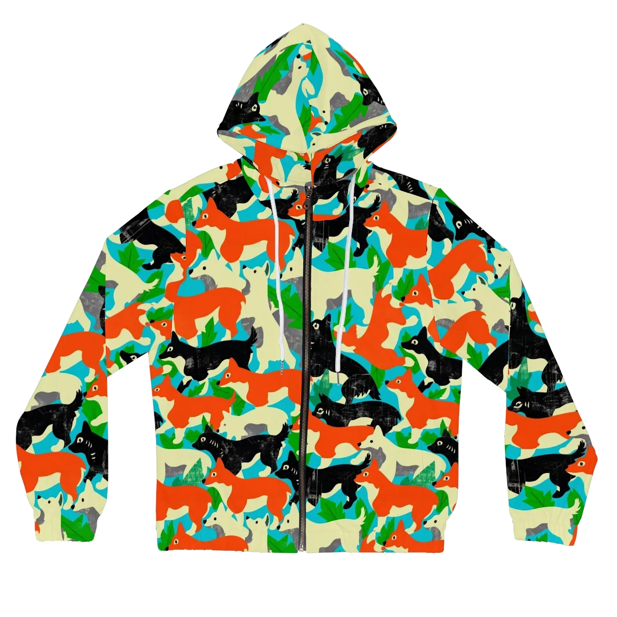 Foxglove Pack on Women's Full-Zip Hoodie — Front