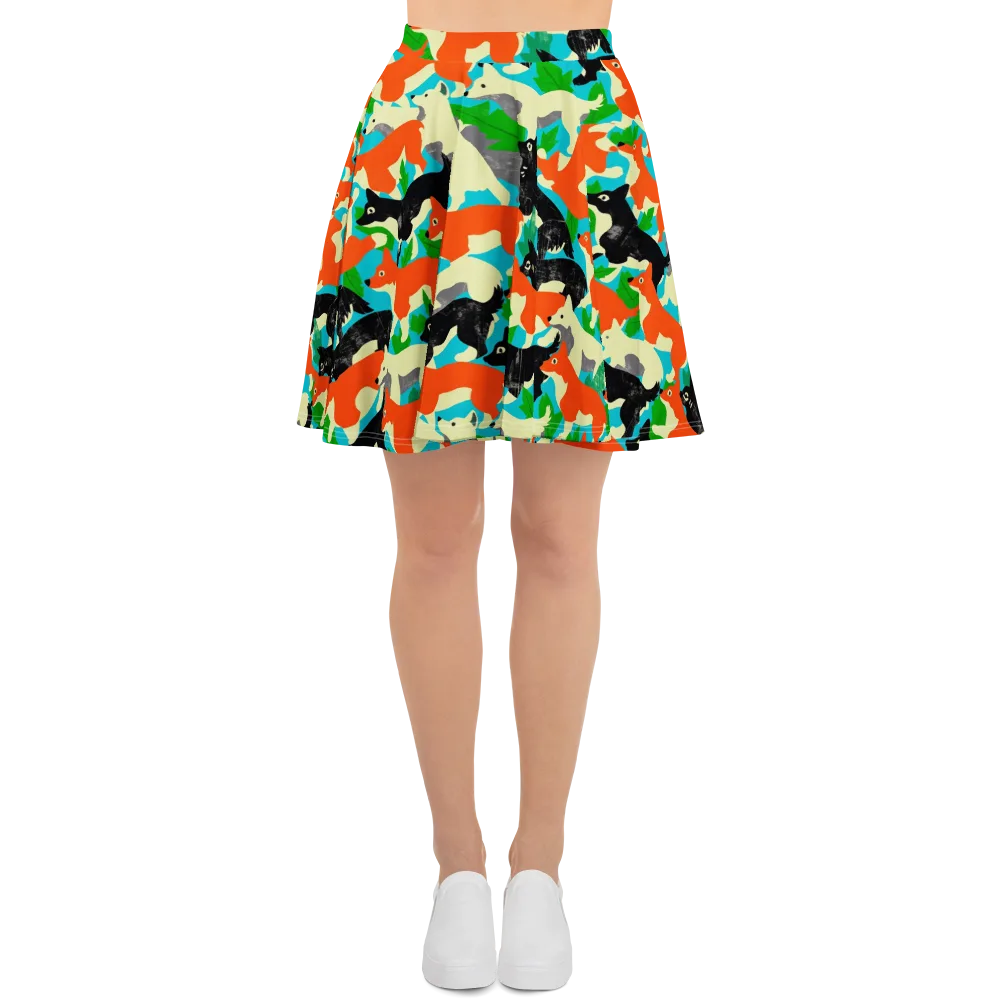 Foxglove Pack on Skater Skirt — Front