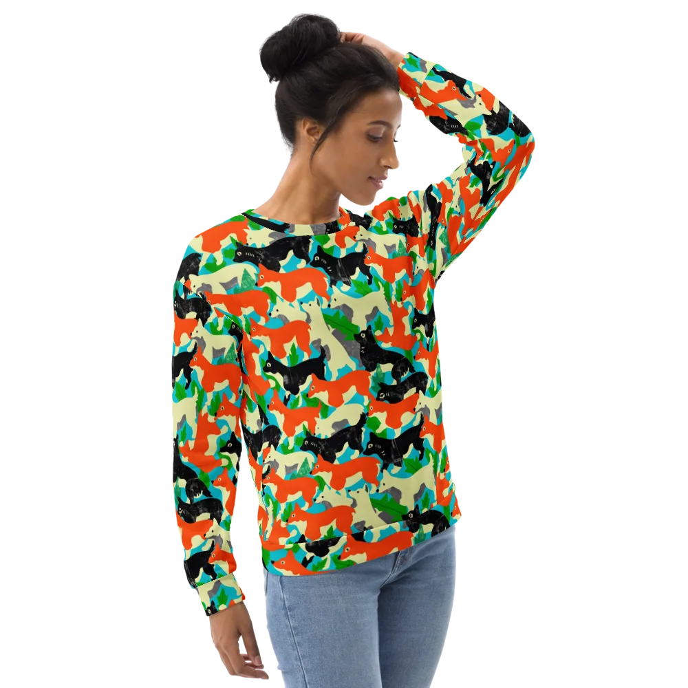 Foxglove Pack on Sweatshirt — Right Front