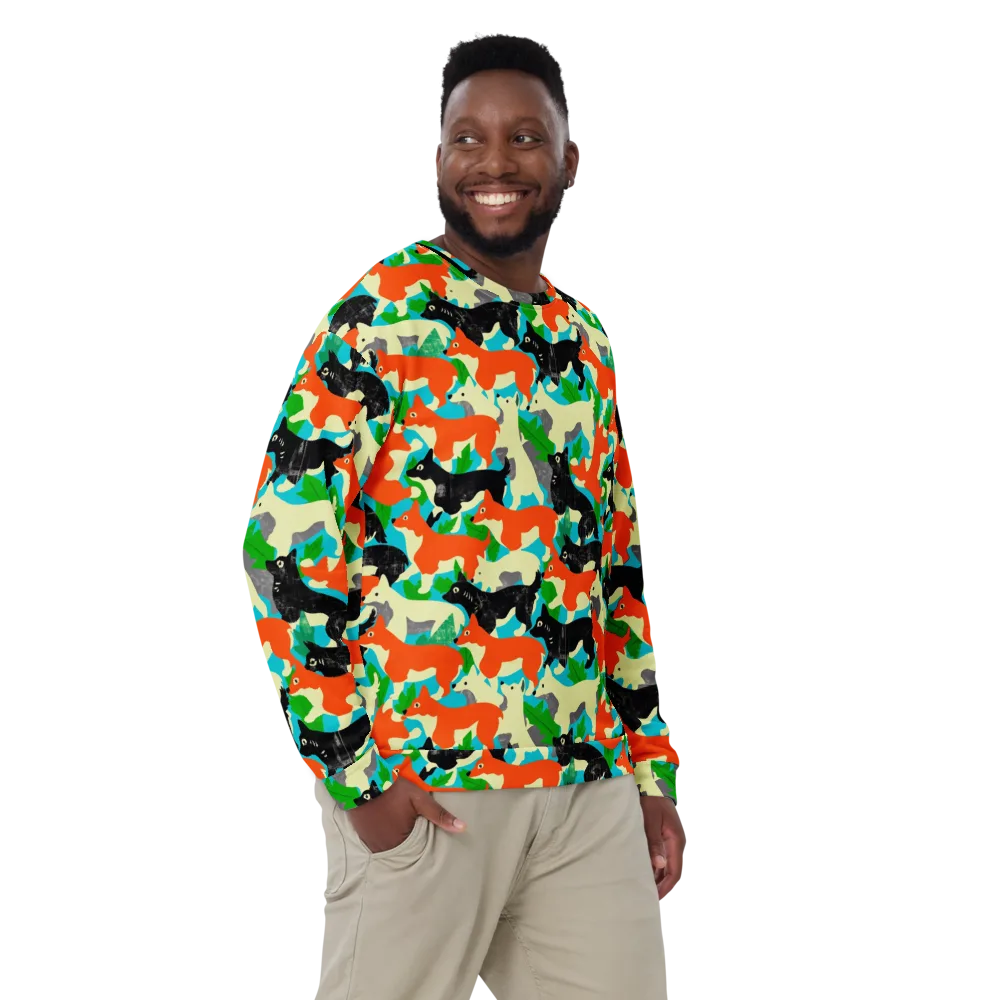 Foxglove Pack on Sweatshirt — Front