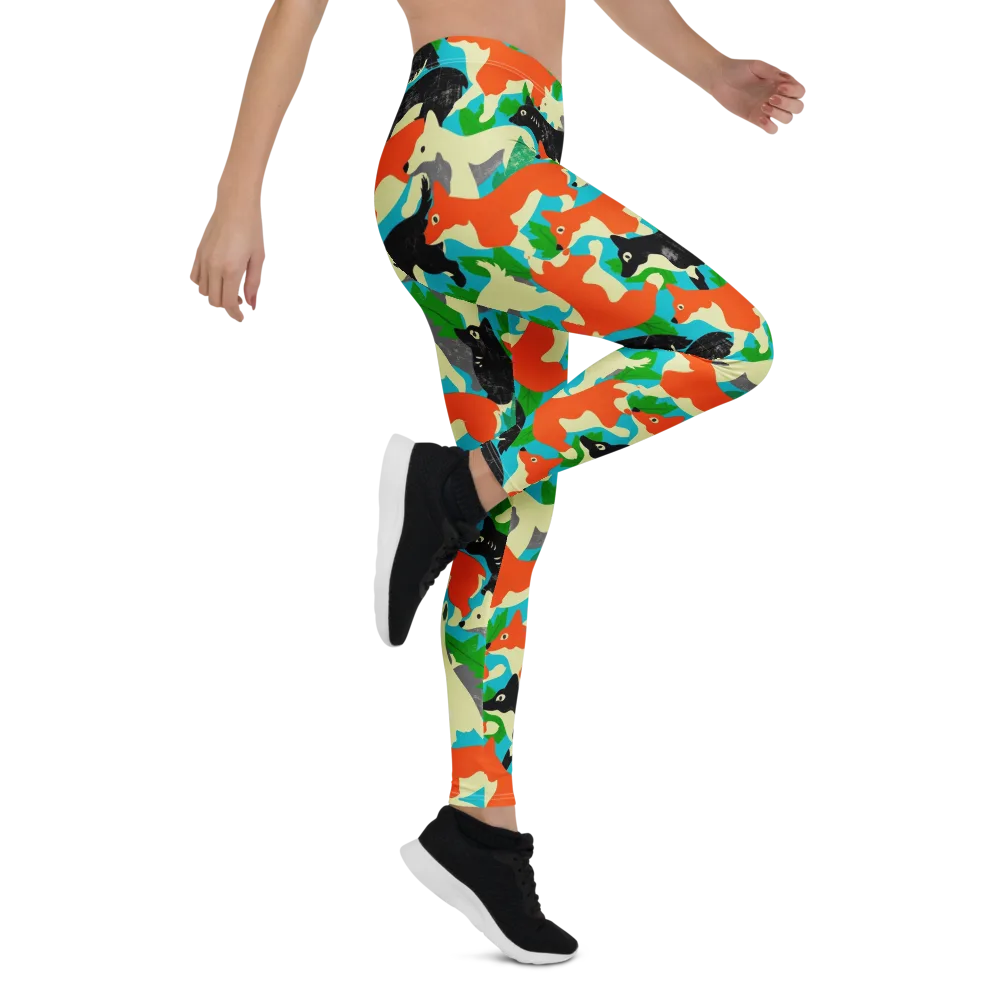 Foxglove Pack on Leggings — Right