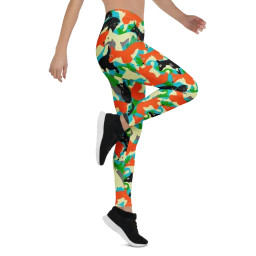 Foxglove Pack on a Leggings